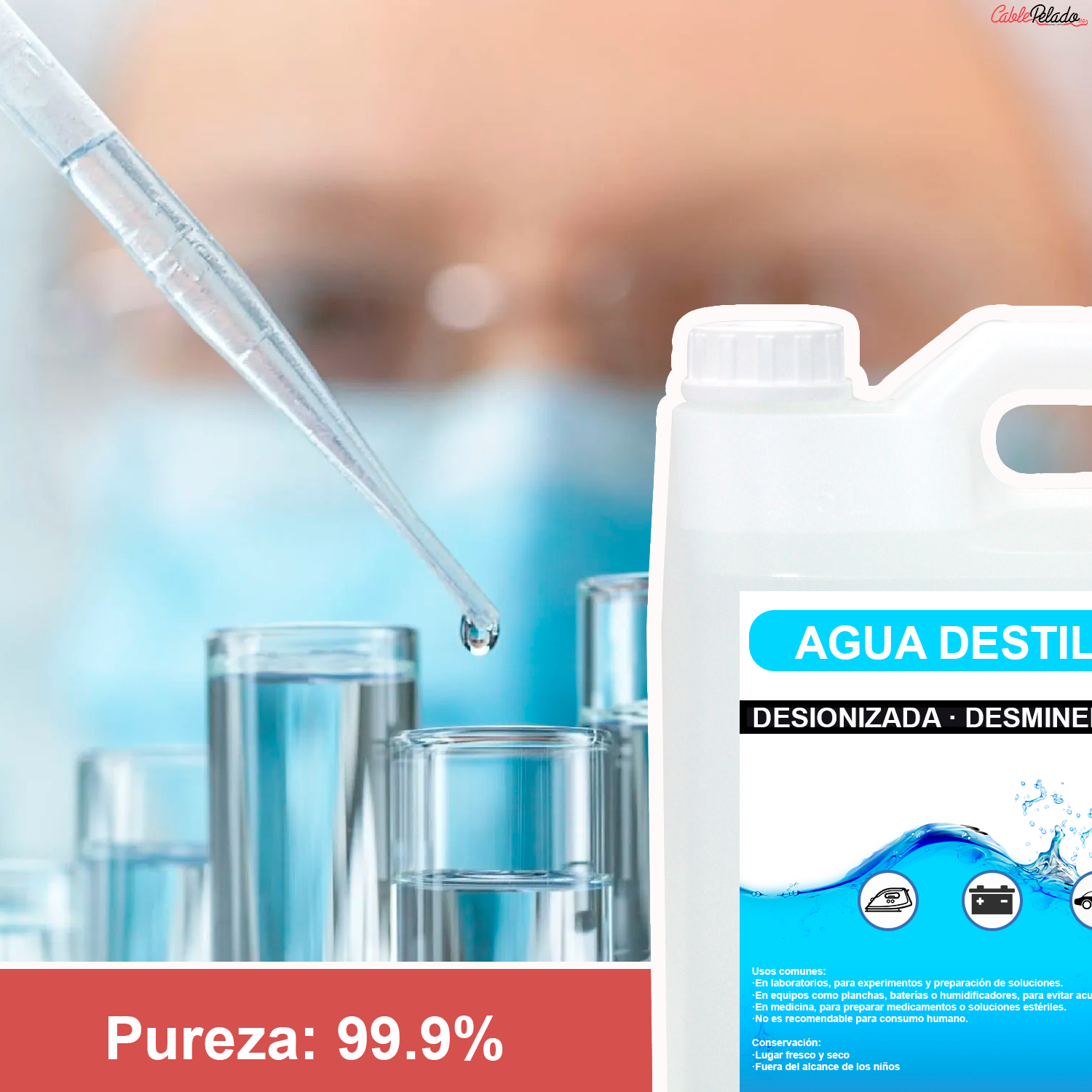 Agua Destilada 5 Litros