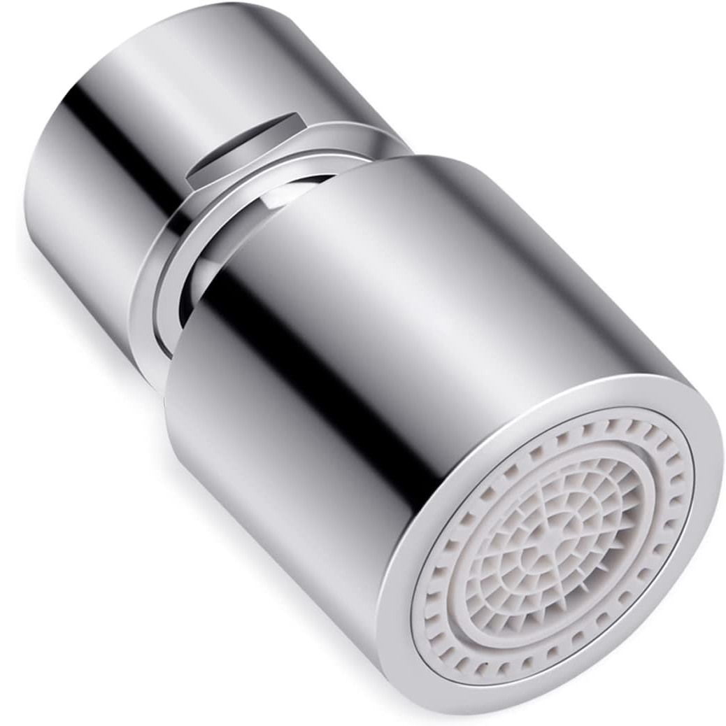 Aireador Grifo Cocina M22 y M24 de 2 modos agua  Plateado