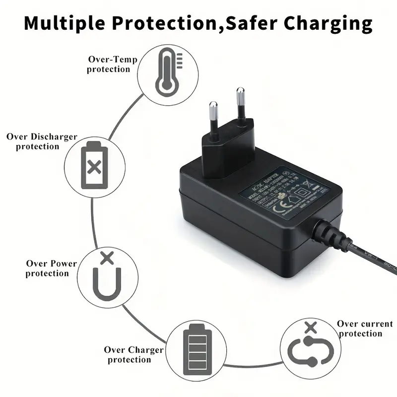Alimentador 12V 2A  Negro