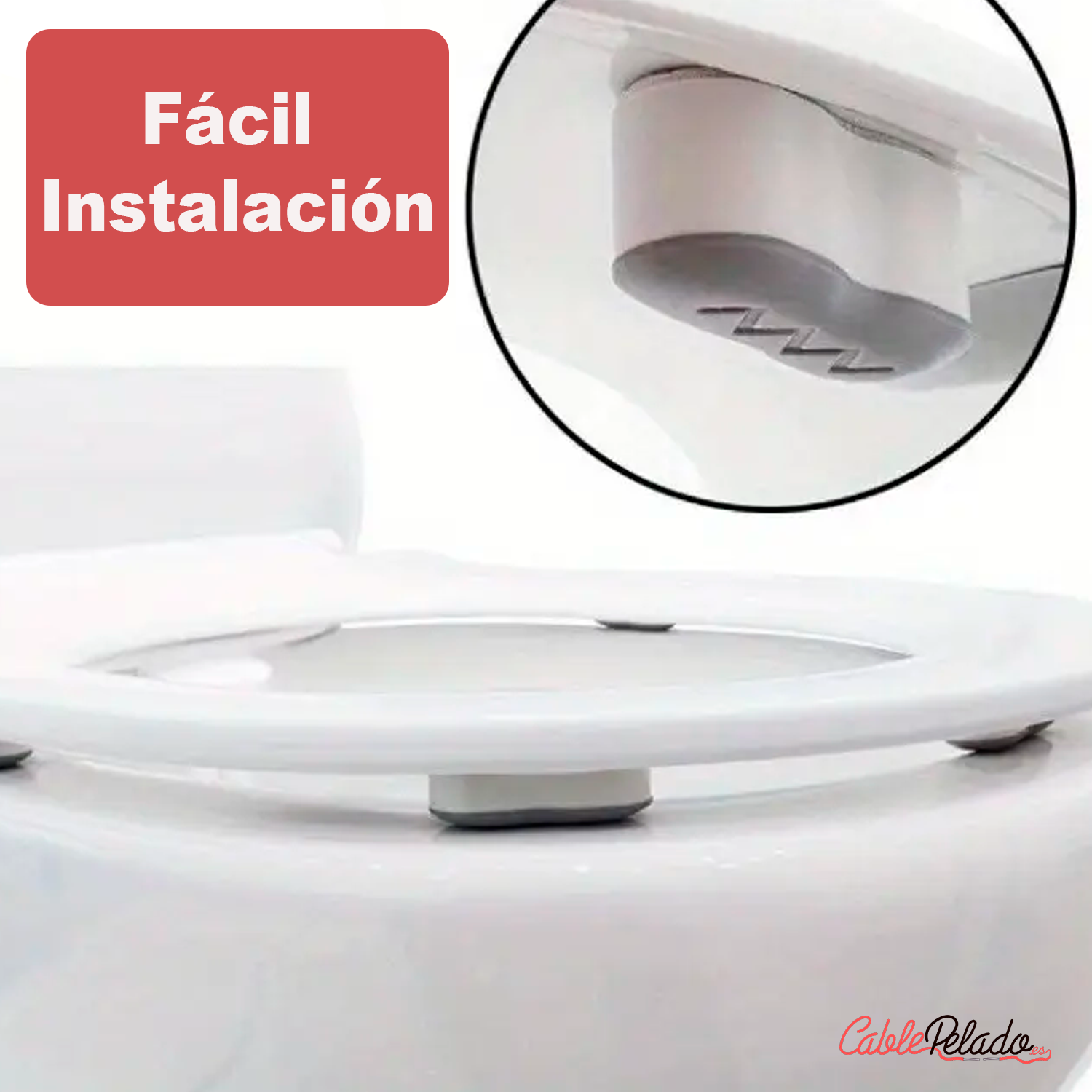 Amortiguadores Autoadhesivos Para Tapa De Inodoro 4 Uds  Blanco