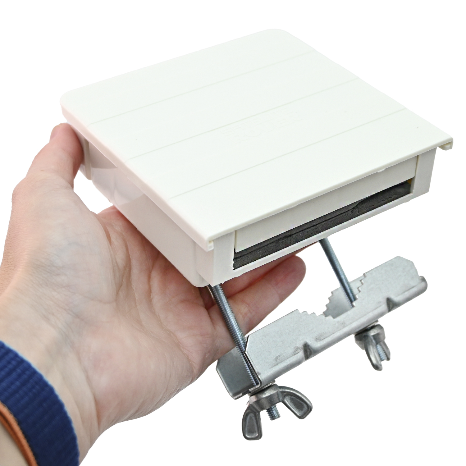Amplificador de mastil con ganancia 30dB 1e UHF exterior  Blanco