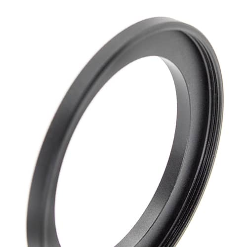 Anillo filtro camara 40.5mm-49mm  Negro