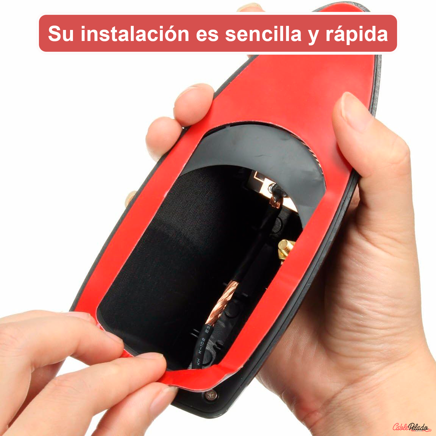 Antena Coche Estilo Aleta Tiburon Universal Fibra De Carbono  Negro