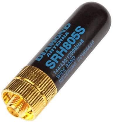 Antena de doble banda para Kenwood Baofeng Walkie Talkie  Negro