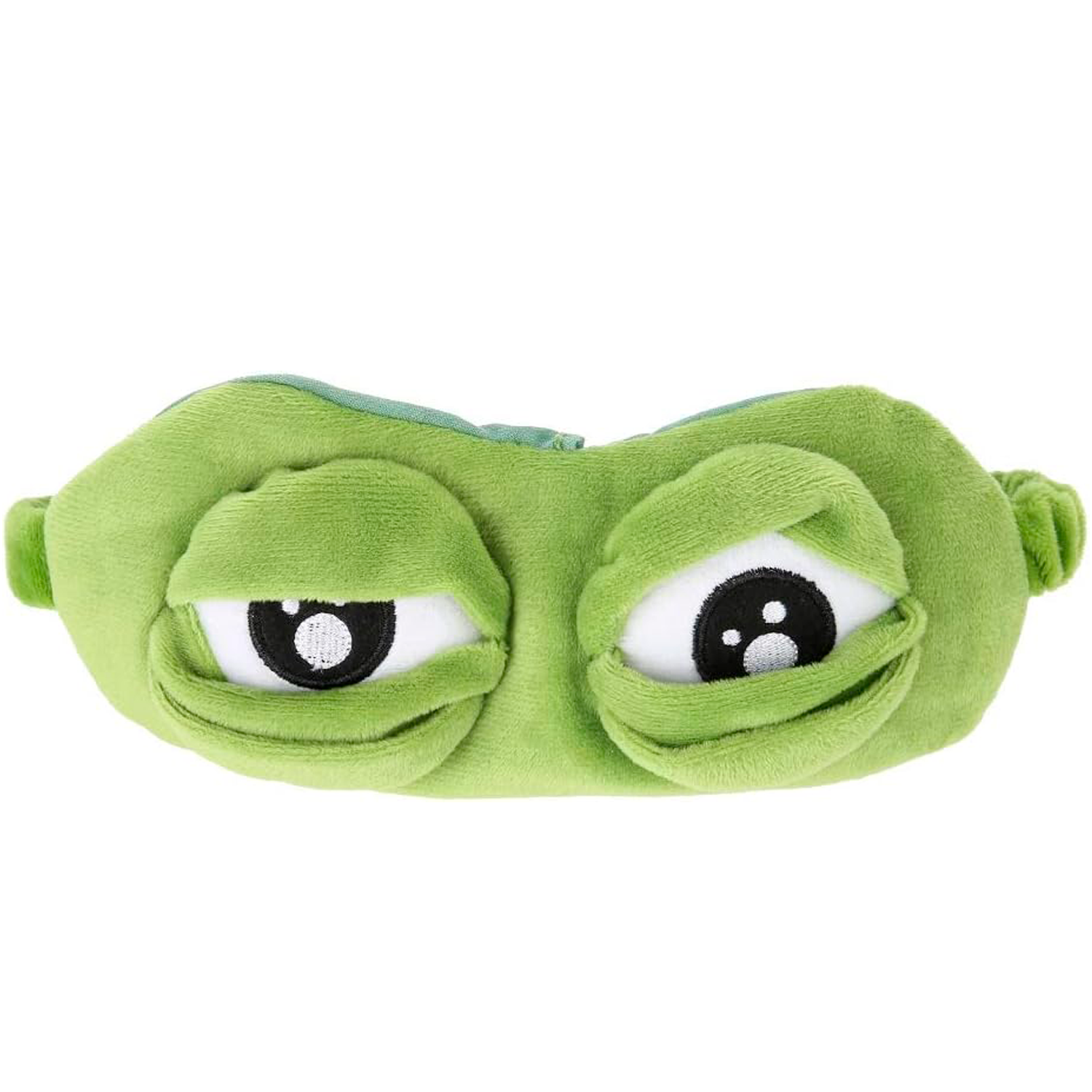 Antifaz Para Dormir De Rana Loca  Verde