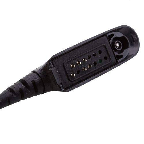 Auricular Microfono PTT para Emisora Walkie Motorola 1 M Negro