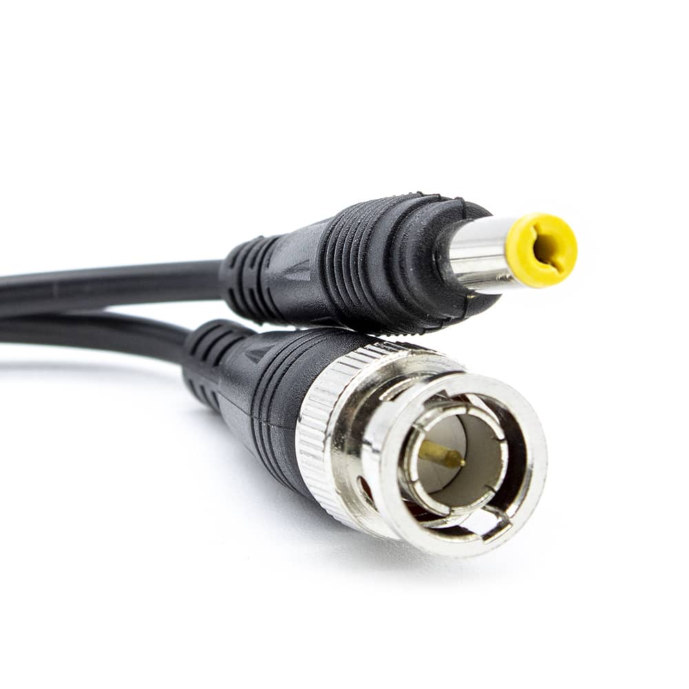 Balun (Convertidor UTP a Video y alimentacion) Pasivo 2 Uds  Negro