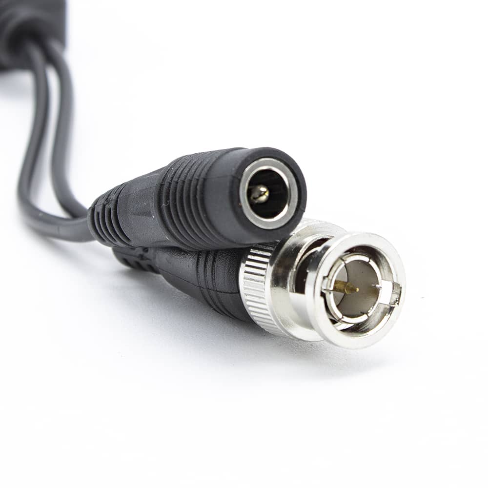 Balun (Convertidor UTP a Video y alimentacion) Pasivo 2 Uds  Negro