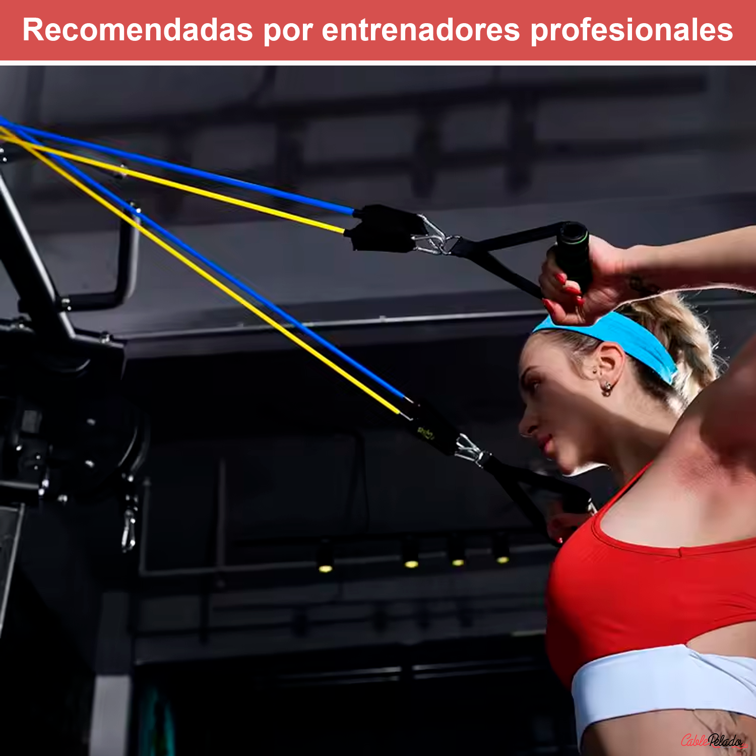 Bandas Elásticas de Resistencia Fitness ( Kit 11 Piezas)