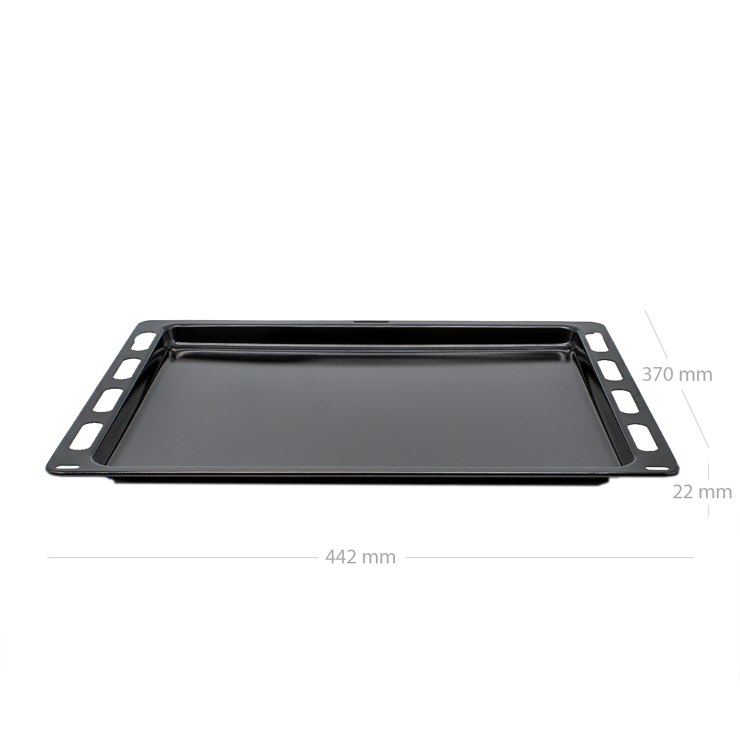 Bandeja Horno Bosch Siemens Viva 442x370 mm  Negro