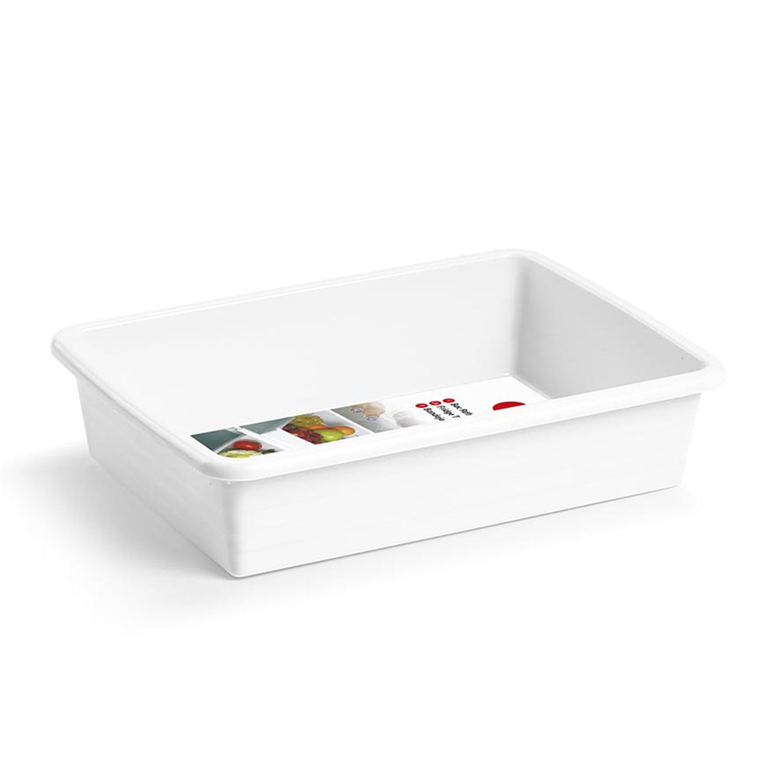 Bandeja plastico apto para frigorífico nevera 2 Litros Blanco