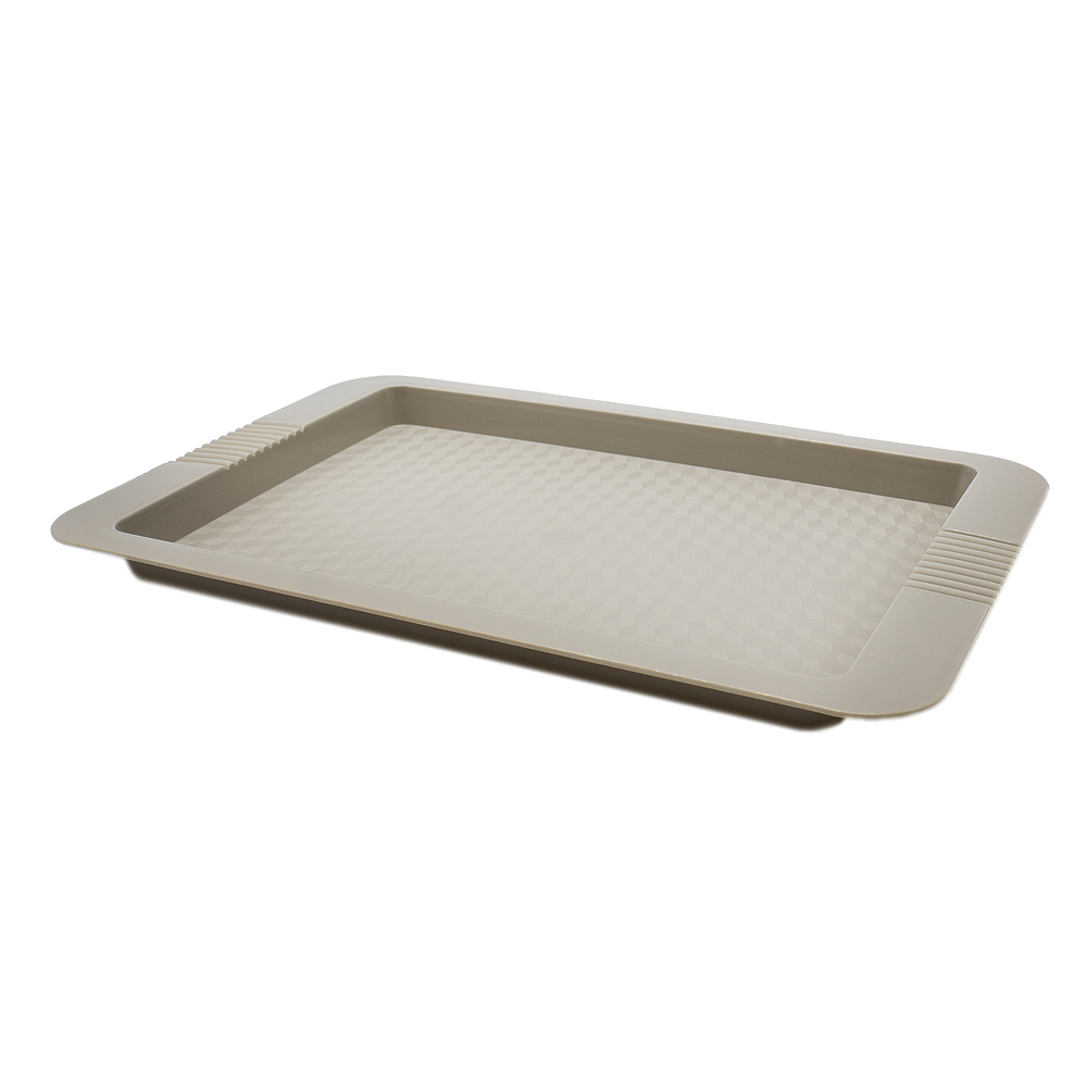 Bandeja plastico rectangular comida rapida 30x20 cm Beige