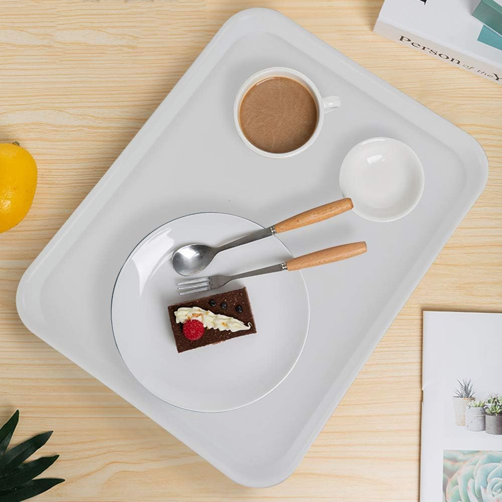 Bandeja plastico rectangular comida rapida 30x20 cm Beige