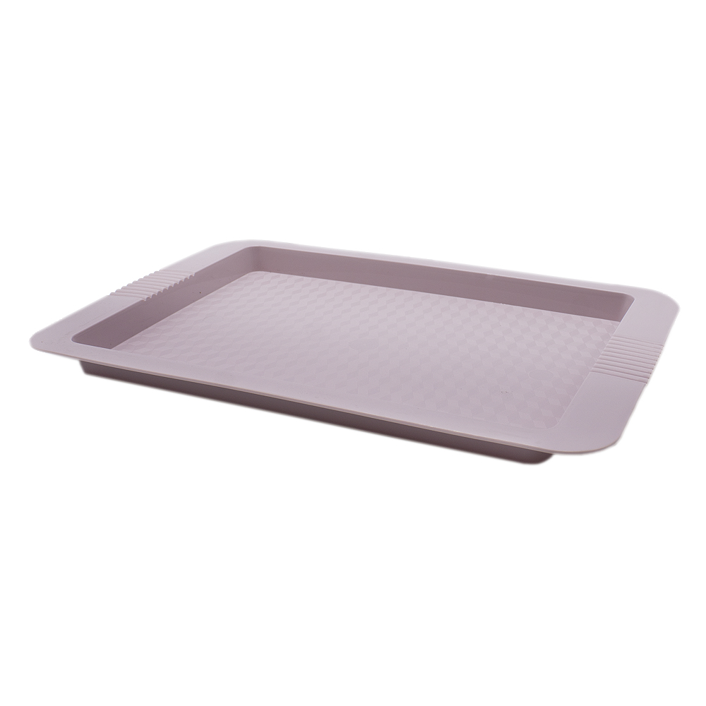 Bandeja plastico rectangular comida rapida 30x20 cm Rosa claro