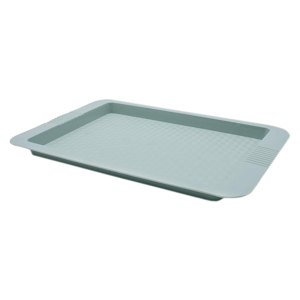 Bandeja plastico rectangular comida rapida 30x20 cm Verde claro