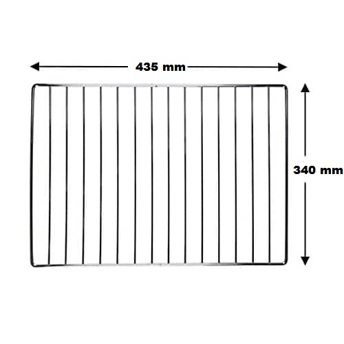 Bandeja rejilla para horno Balay 435x340 mm  Plateado