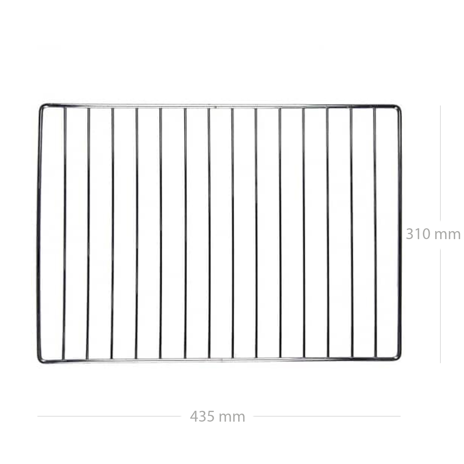Bandeja rejilla para horno Teka 310x435 mm  Plateado