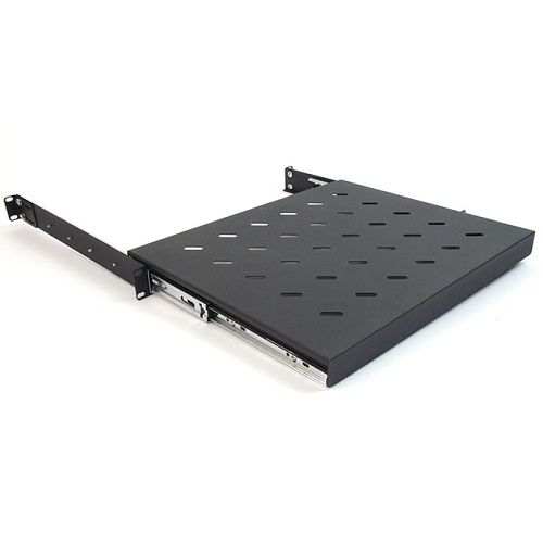 Bandeja telescopica rack-19 1U fondo 600mm  Negro