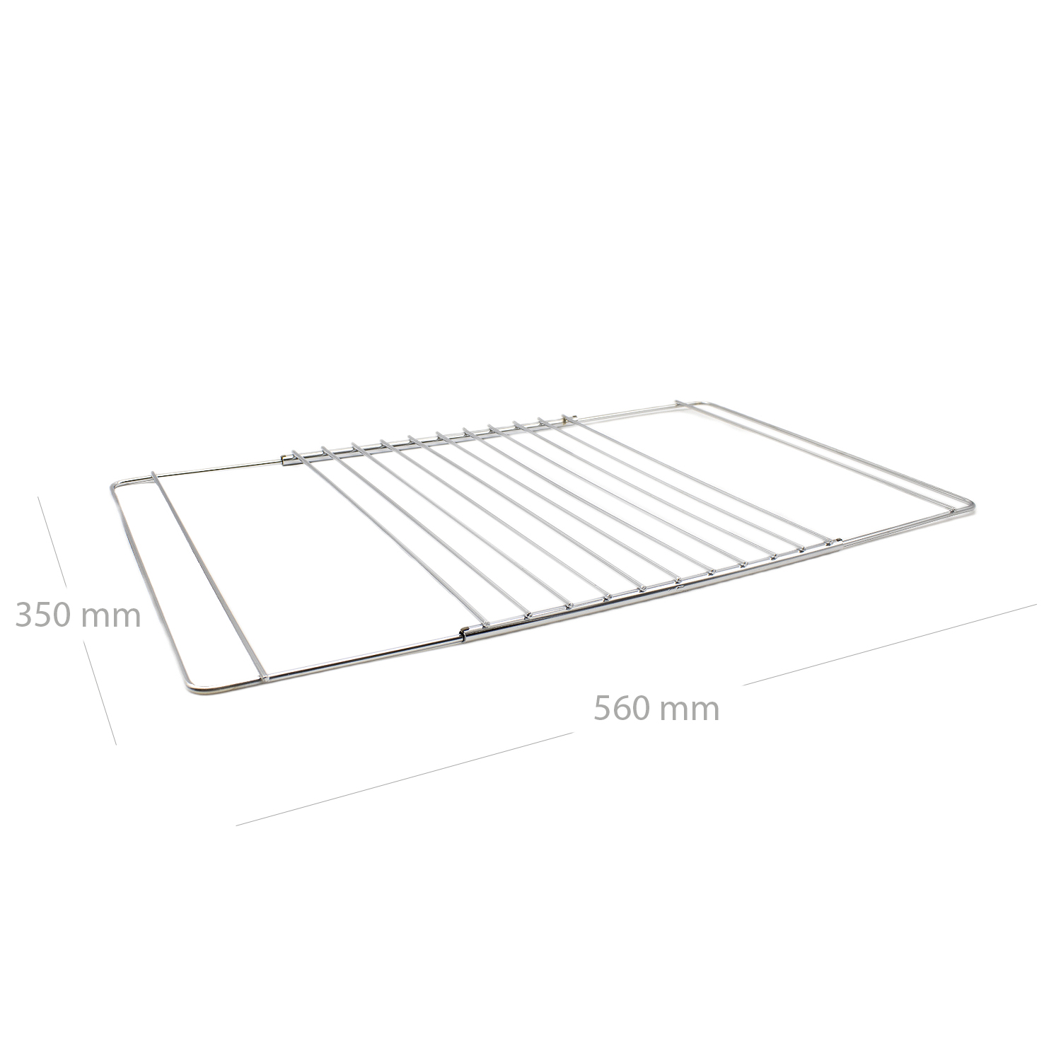 Bandeja universal para horno extensible 350x560 mm  Plateado
