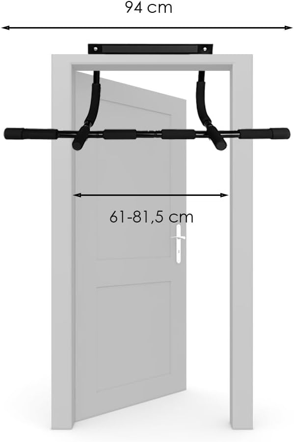 Barra dominadas fija para puerta