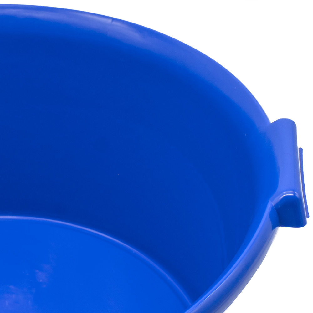 Barreño de plastico redondo con asas 12 Litros Azul