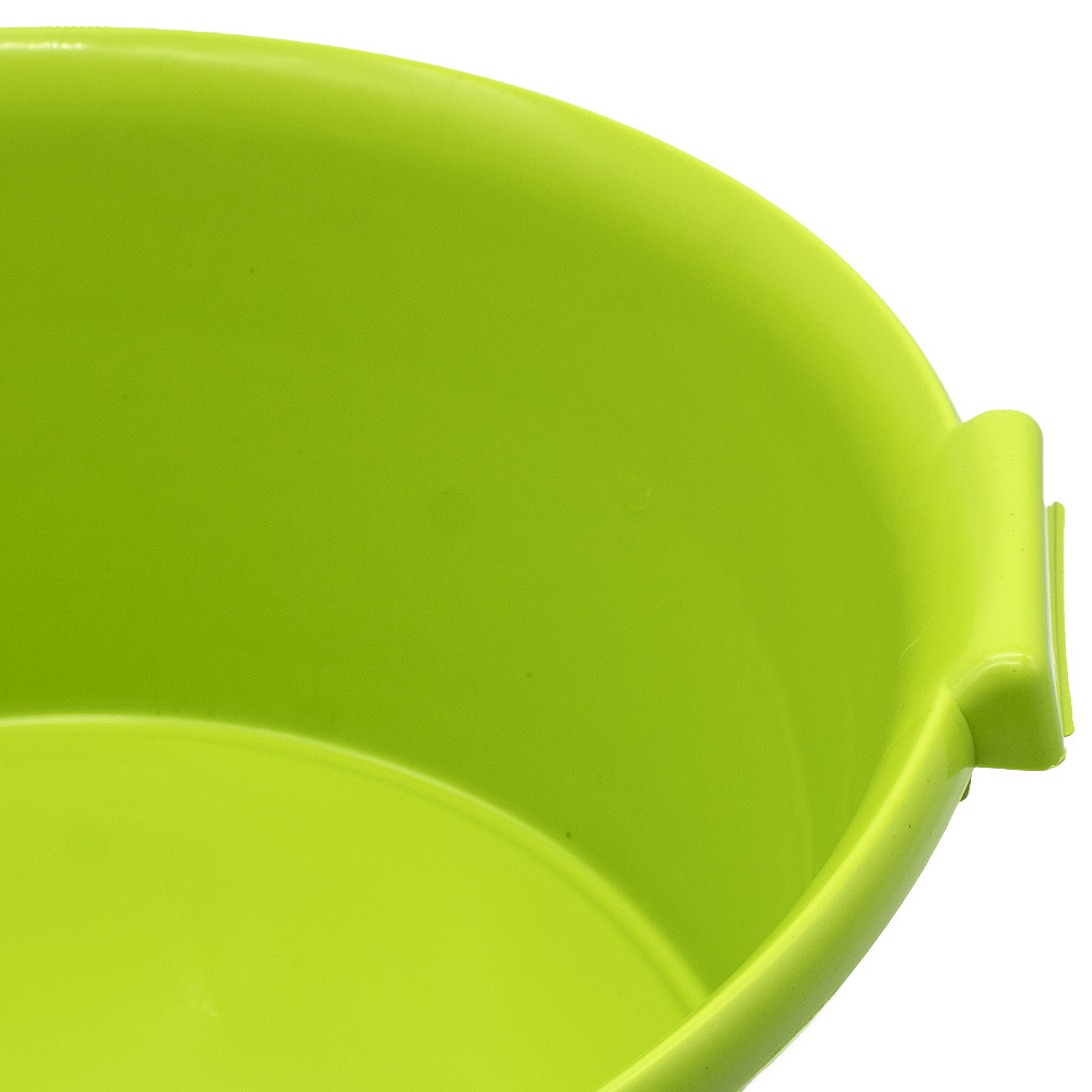 Barreño de plastico redondo con asas 20 Litros Verde