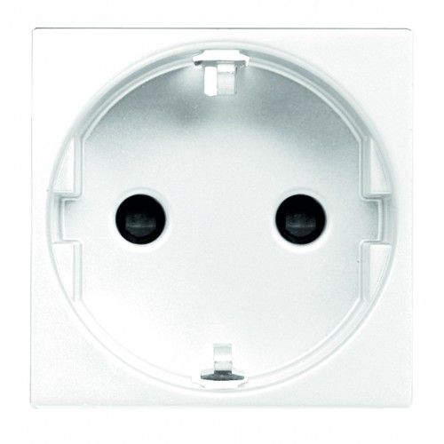 Base de enchufe schuko 250V Niessen Zenit  Blanco 16 A