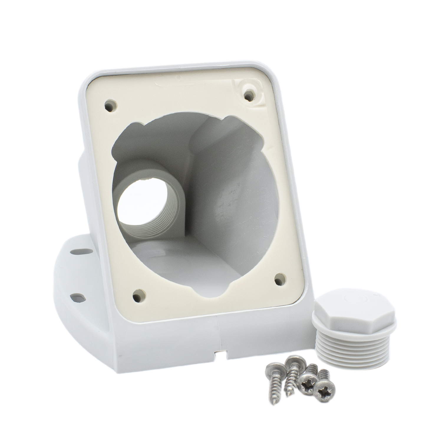 Base enchufe industrial hembra 3P+T 380V IP44 superficie  Rojo 16 A