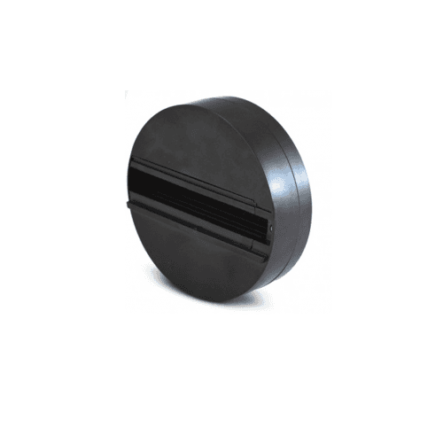 Base foco carril superficie redonda  Negro