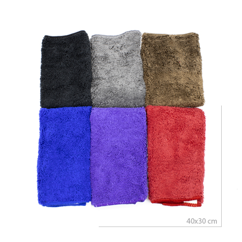 Bayeta de limpieza microfibra 30x40 cm (12 uds)  Multicolor