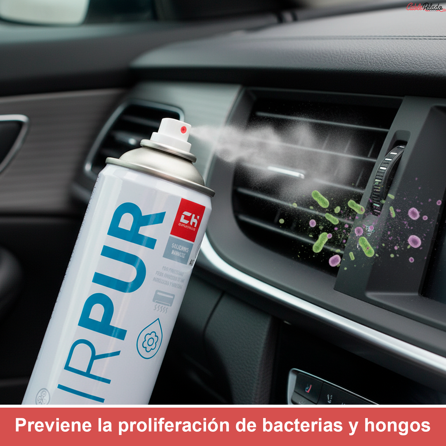 Biocida Eliminador de Olores para Conductos de Aire Acondicionado 100 ml