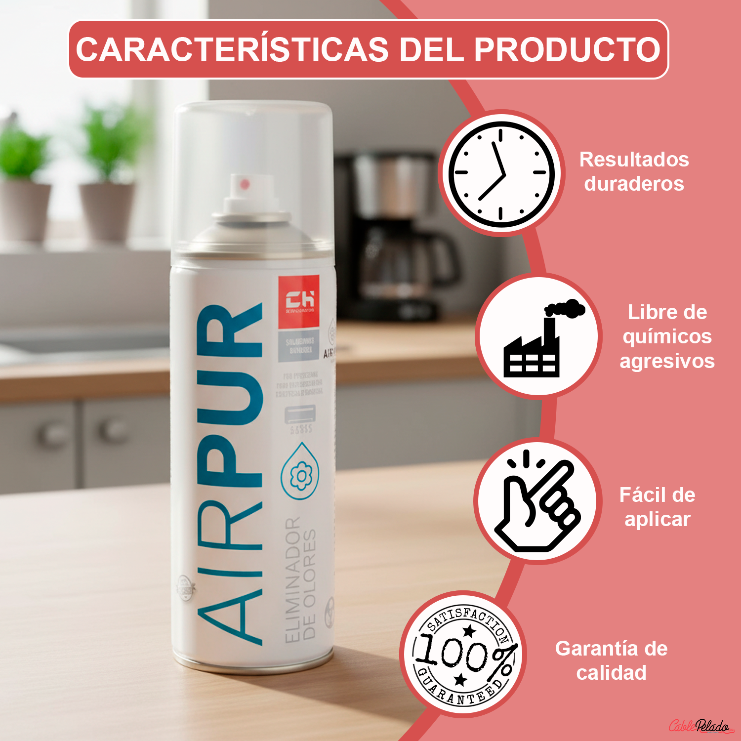 Biocida Eliminador de Olores para Conductos de Aire Acondicionado 100 ml