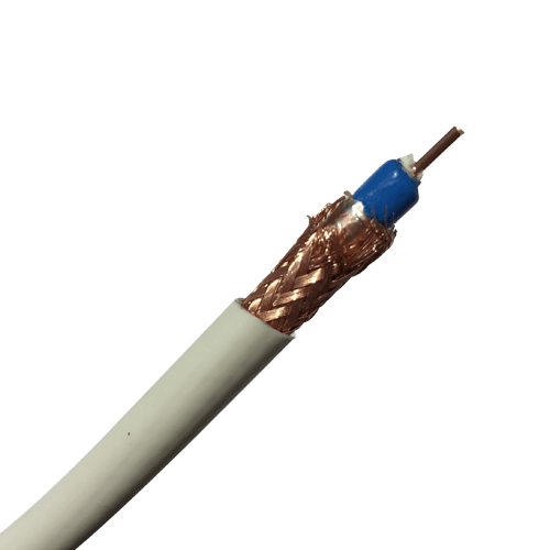 Bobina Coaxial LTE 168 6,8mm CU-CU 100 M Blanco