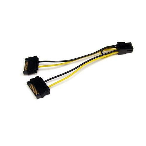 Cable de alimentacion 2x Sata macho - PCI Express hembra 0.15 M Multic