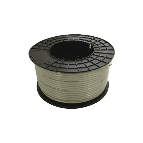 Bobina Coaxial PC100 6.6mm CU-AL 100 M Blanco