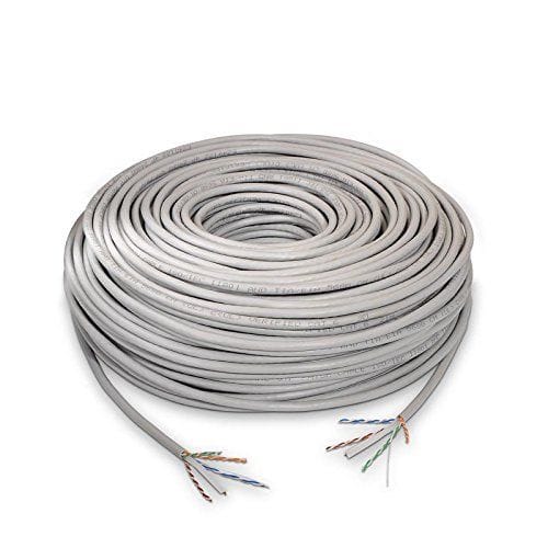 Bobina de red CAT 6 UTP rigido 100 M Gris