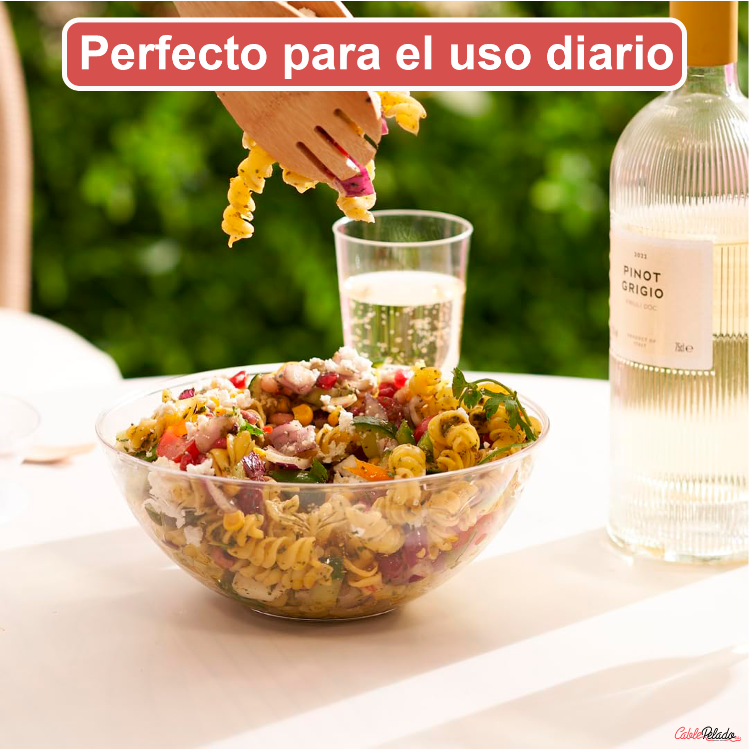 Bol De Plástico Para Cocina 3 Litros  Transparente