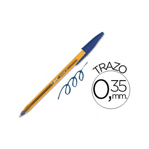 Boligrafo Bic Cristal fine  Azul