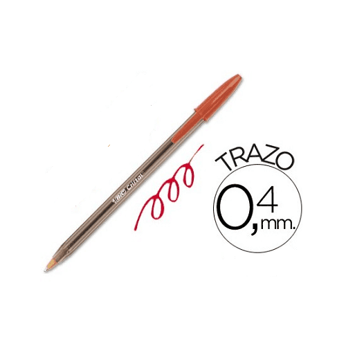 Boligrafo Bic Cristal  Rojo
