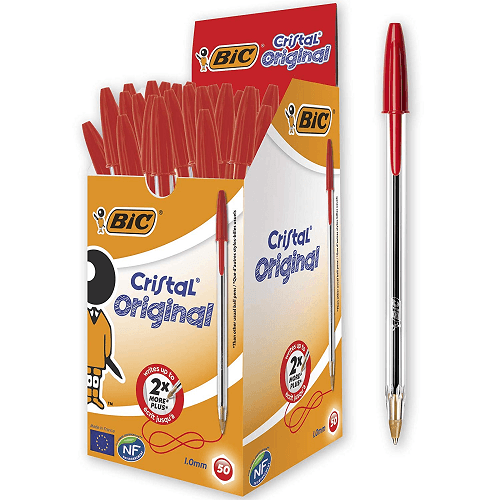 Boligrafo Bic Cristal  Rojo