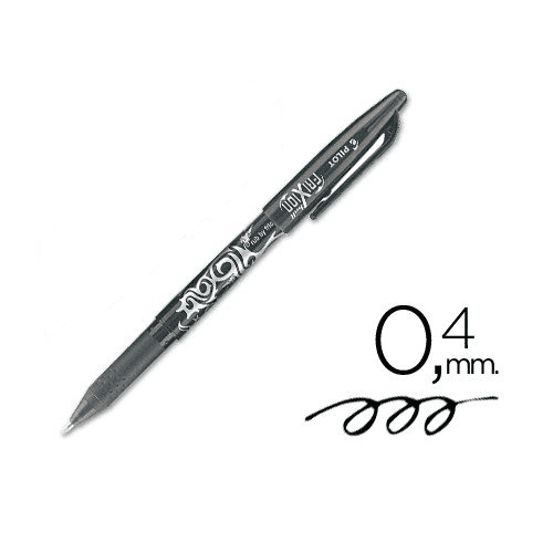 Boligrafo Borrable Pilot Frixion ball  Negro