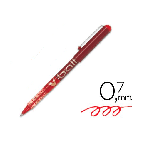 Boligrafo Pilot V-Ball 07  Rojo