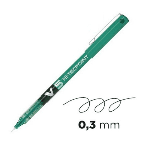 Boligrafo Pilot V5  Verde