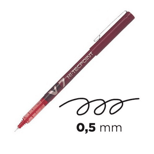 Boligrafo Pilot V7  Rojo