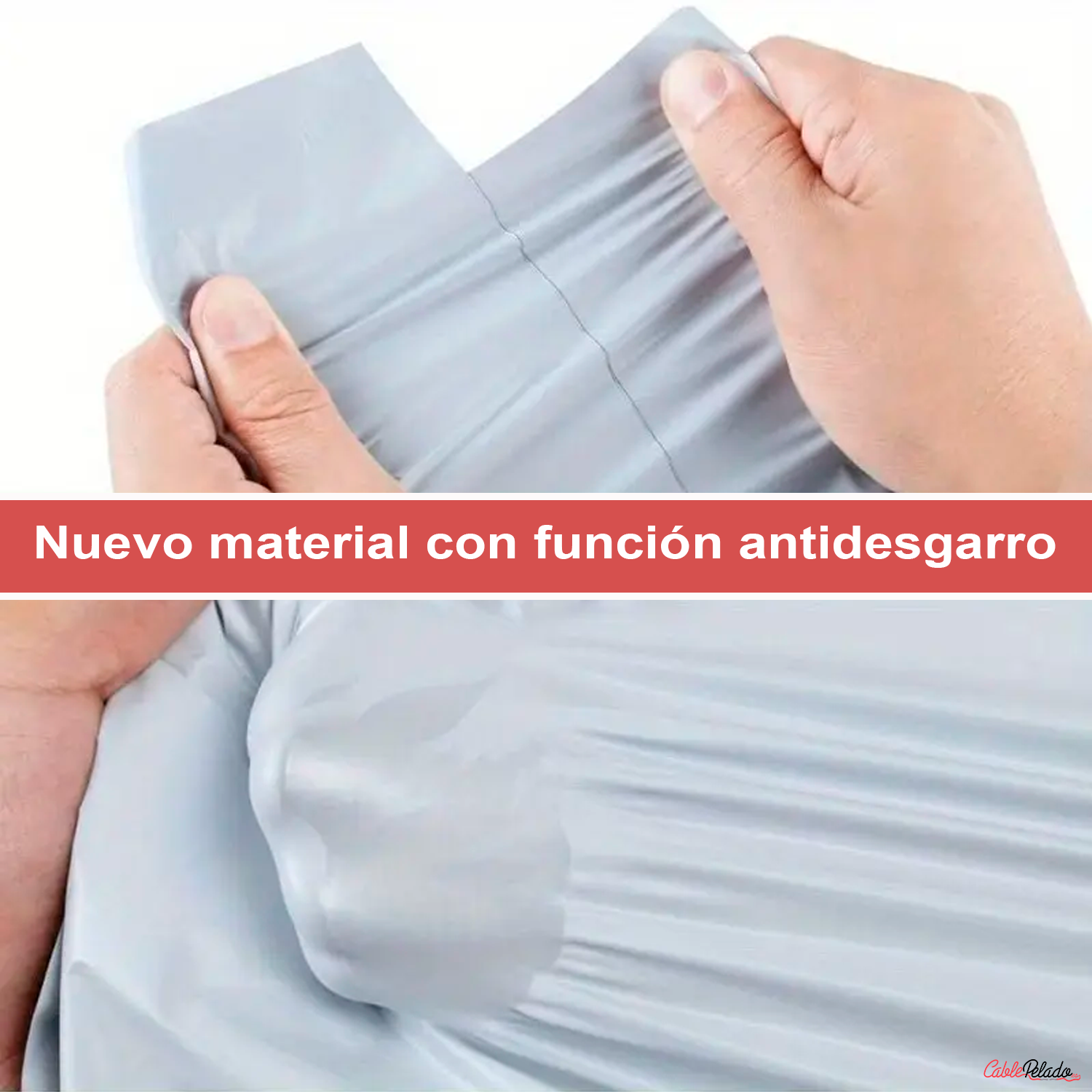 Bolsa Plástico Para Envíos de 45x55 (Pack 50 uds)  Blanco