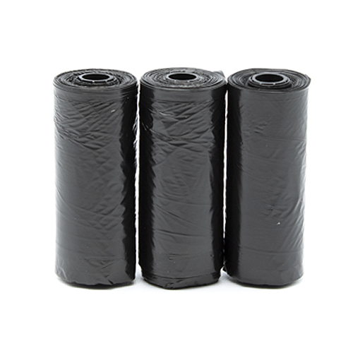 Bolsas para excrementos de perro (45 bolsas)  Negro
