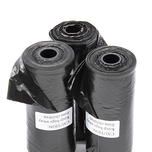 Bolsas para excrementos de perro (45 bolsas)  Negro