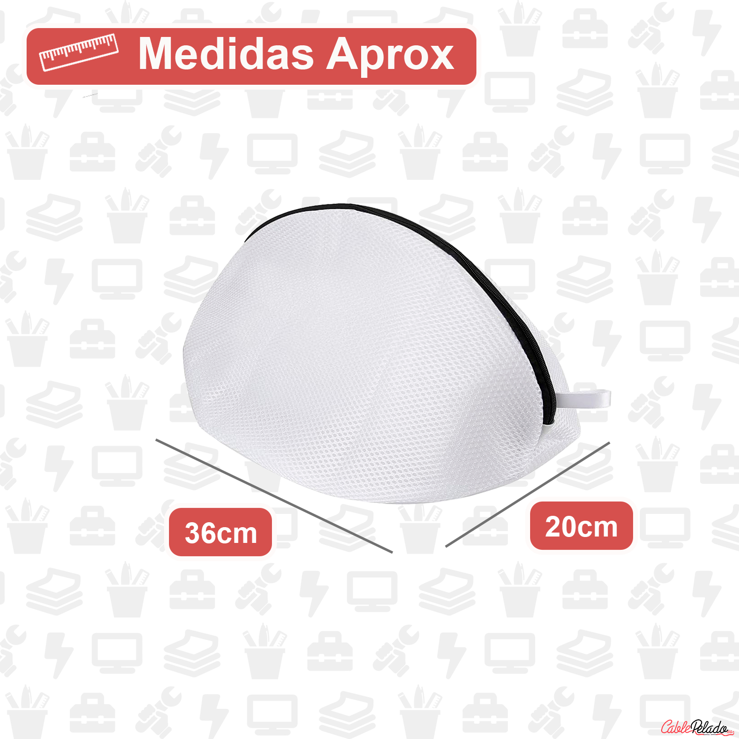 Bolsas Para Lavar Zapatillas En Lavadora  Blanco