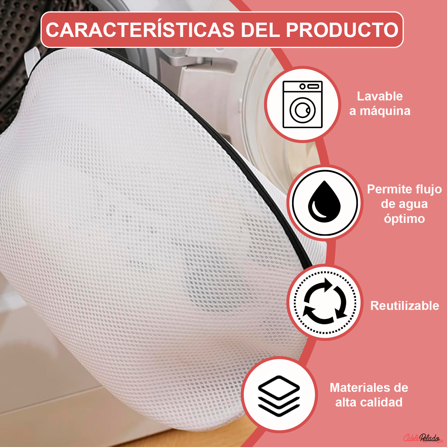 Bolsas Para Lavar Zapatillas En Lavadora  Blanco