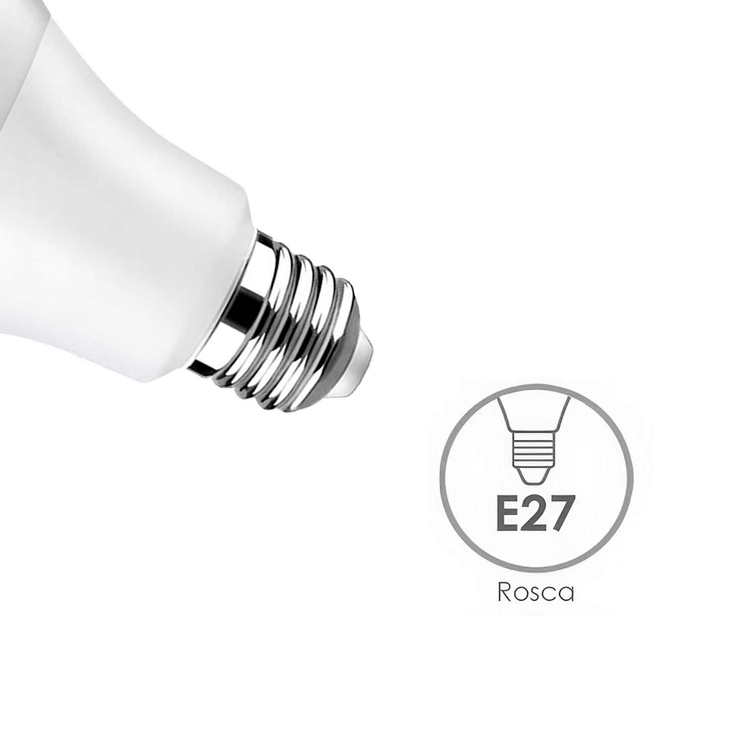 Bombilla LED E27 Luz neutra    11W